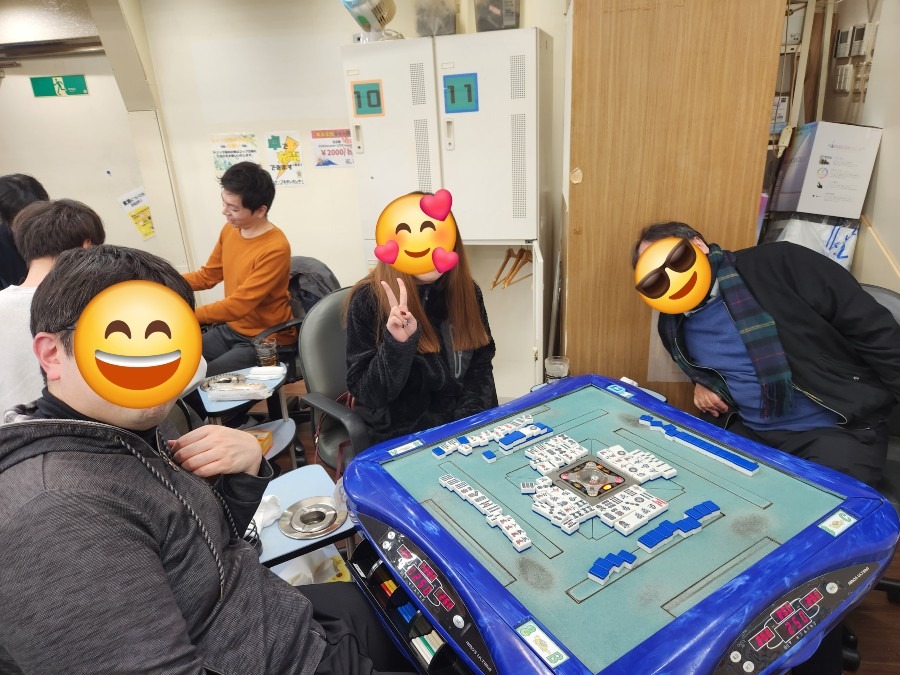 ひさびさのリアル麻雀！